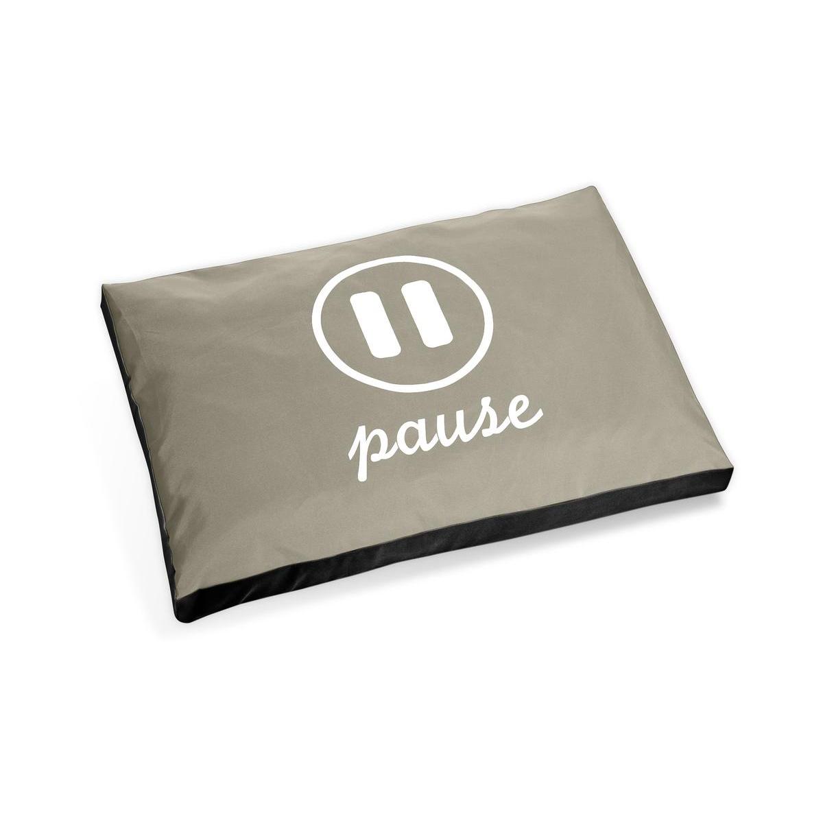Matelas confort "pause" pour chien 100 cm - Taupe
