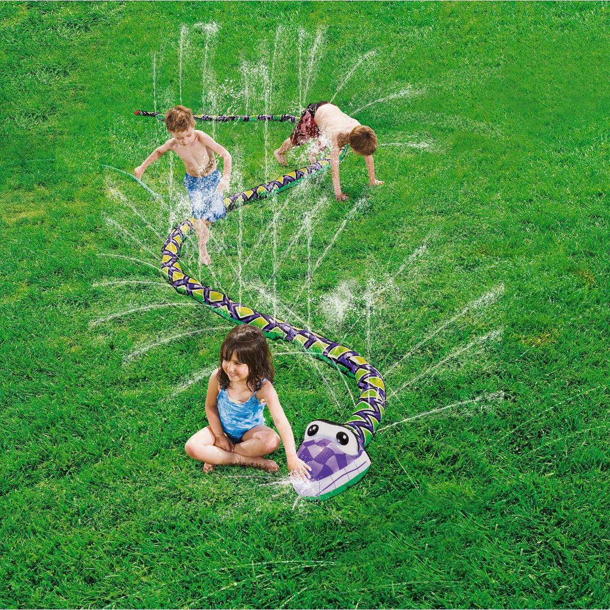 Serpent avec jets d'eau - PVC et polypropylène - 305 cm - Multicolore