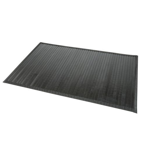 Tapis De Bain En Bambou Dessous Anti Glisse 50 X 80 Cm Noir