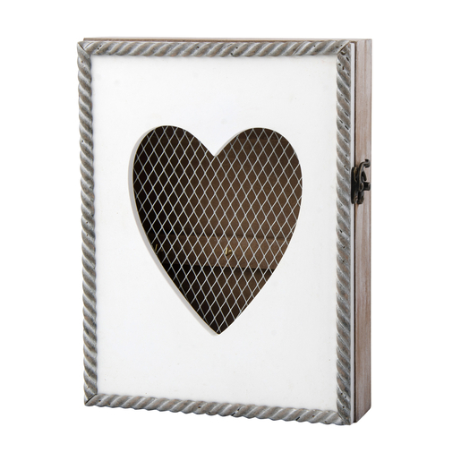 Boite Cles Blanc Rouge Decoration Murale La Foir Fouille