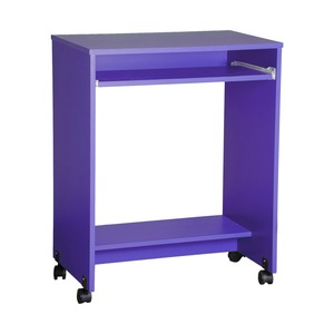 Console informatique - 60 x 39 x H 76 cm - Violet