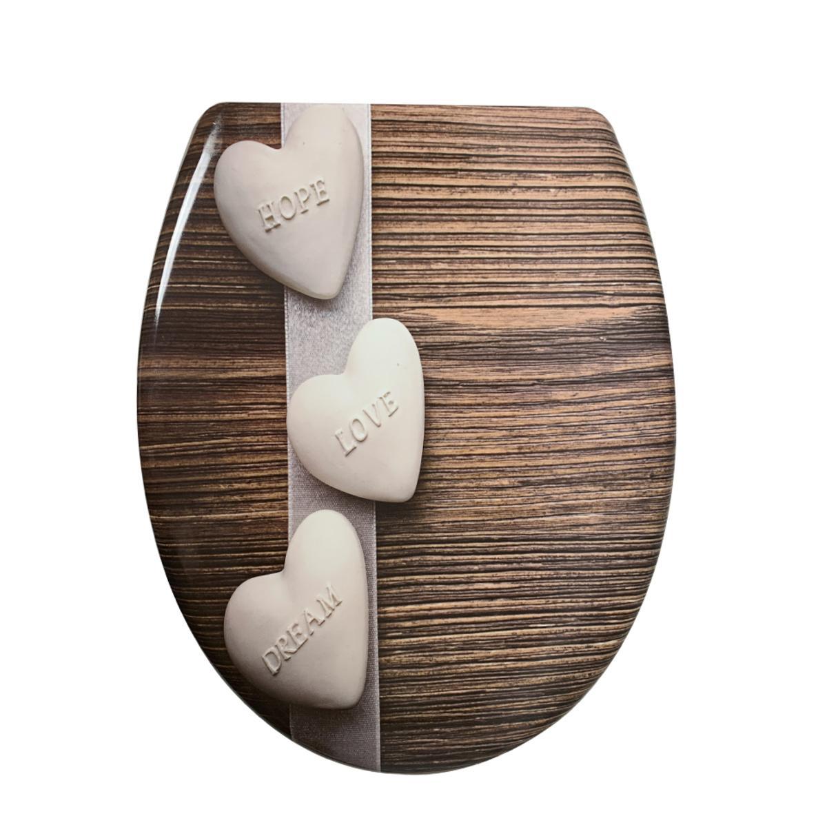 Abattant shop wc coeur