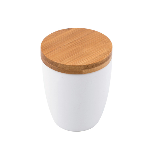 Pot A Coton Bambou Accessoires Salle De Bain La Foir Fouille