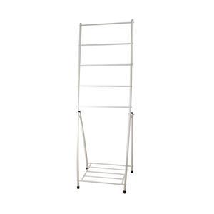 Porte serviettes Diana en acier - 50 x 39,5 x 150 cm - Blanc