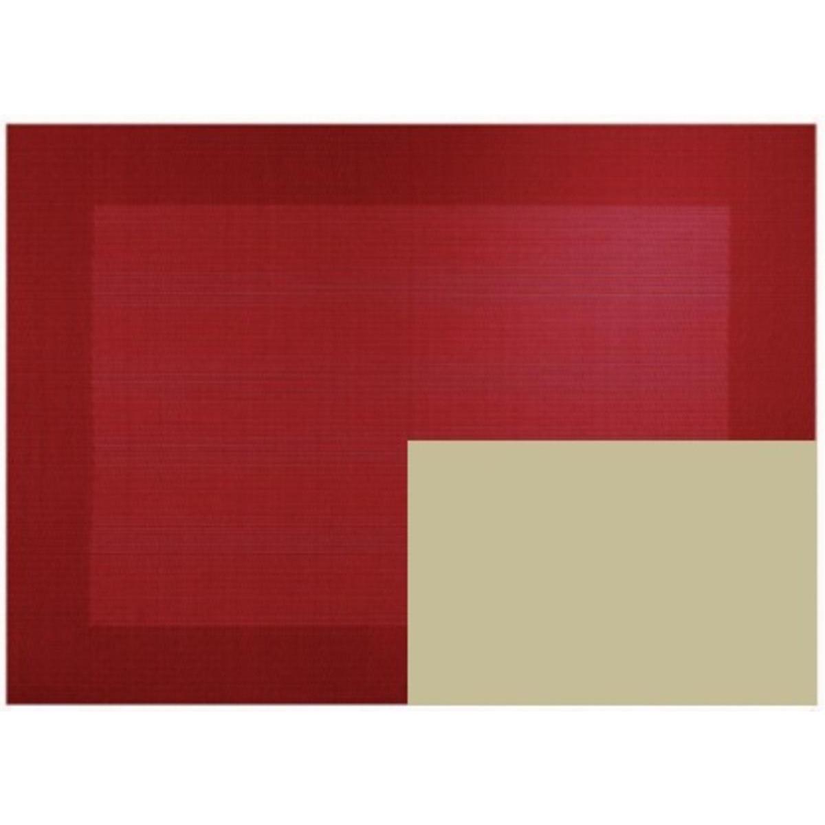Set de table - PVC - 30 x 45 cm - Marron taupe Set de table - PVC - 30 x 45 cm - Marron taupe