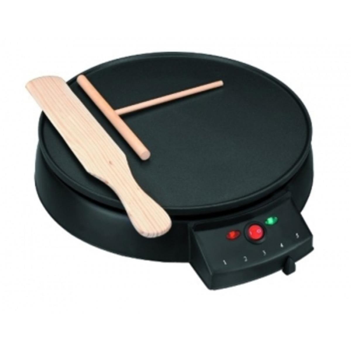 Crêpière - Plastique et métal - 33 x 30 x H 6,5 cm - Noir Crêpière - Plastique et métal - 33 x 30 x H 6,5 cm - Noir