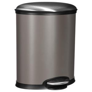 Poubelle ovale - 20 L - Gris