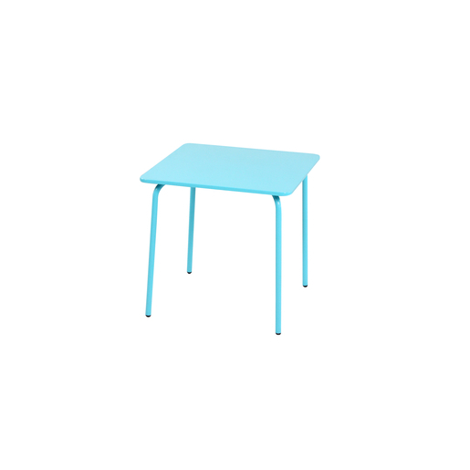 Table Acier Bleu Mobilier De Jardin La Foir Fouille