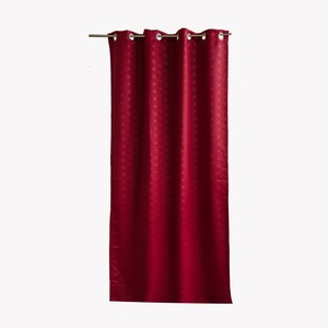 Rideau occultant motif étoiles - 140 x 260 cm - Rouge