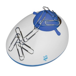 Distributeur magnétique de trombones - Blanc