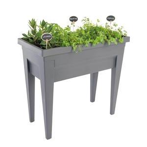 Jardiniere Sur Pied Gris Pots Cache Pots Et Jardinieres La