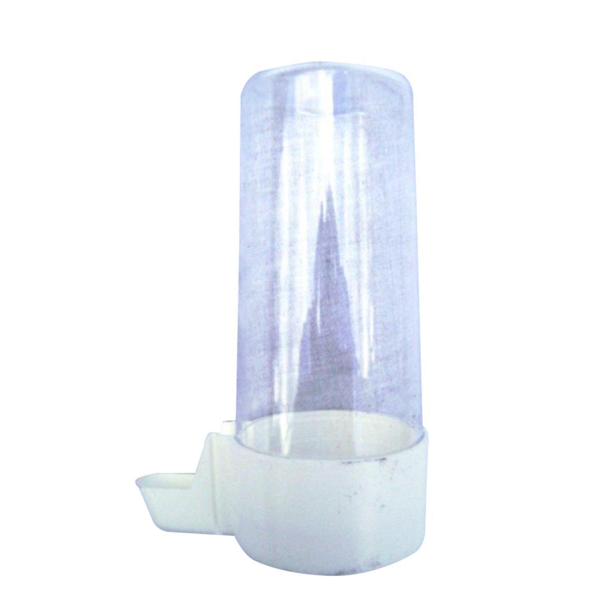 Fontaine pour oiseaux holyday - Plastique - D 5 x 13 cm - Blanc Fontaine pour oiseaux holyday - Plastique - D 5 x 13 cm - Blanc