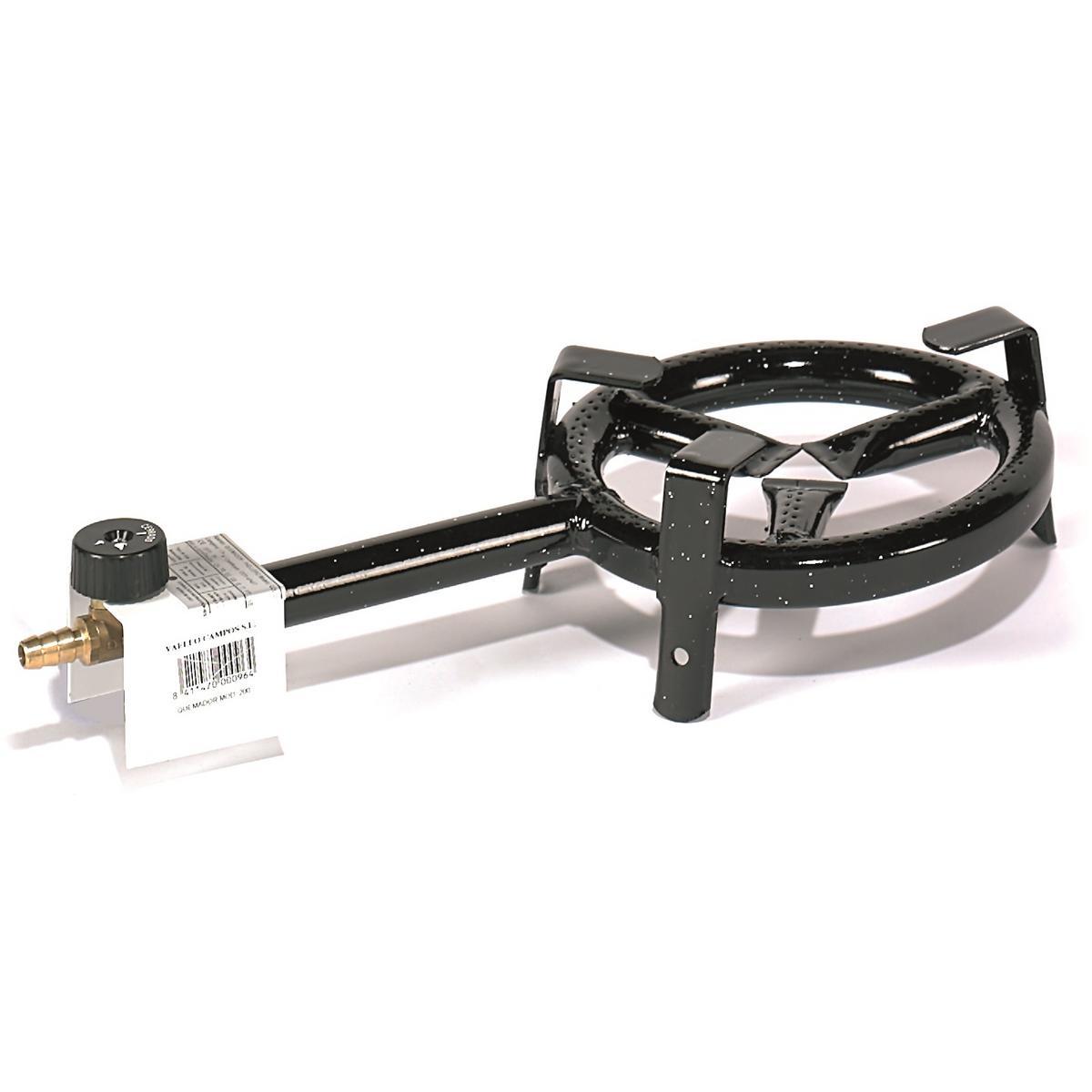Brûleur à gaz - Acier - Ø 20 cm - Noir Brûleur à gaz - Acier - Ø 20 cm - Noir