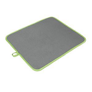 Softex tapis de séchage évier microfibre 40 x 45 cm - Gris, vert