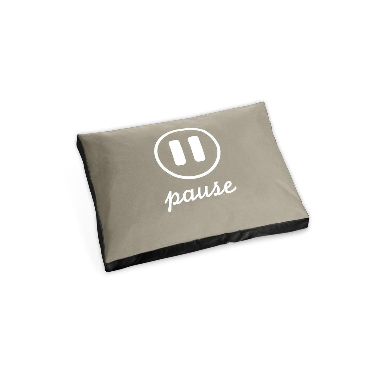 Matelas confort "pause" pour chien 80 cm - Taupe
