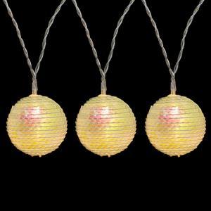 G.E. 10 BOULE LED SEQUIN BLC