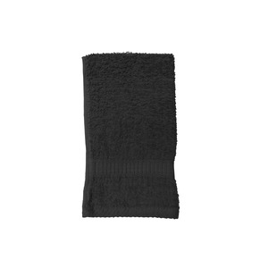 Serviette de toilette - 30 x 50 cm - noir réglisse