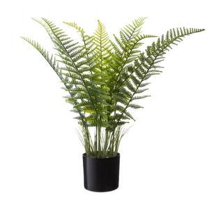 Fougere artificielle dans pot plastique H 80
