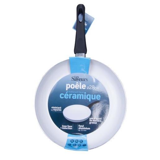 Poêle - Aluminium et céramique - Ø 28 cm - Gris Poêle - Aluminium et céramique - Ø 28 cm - Gris