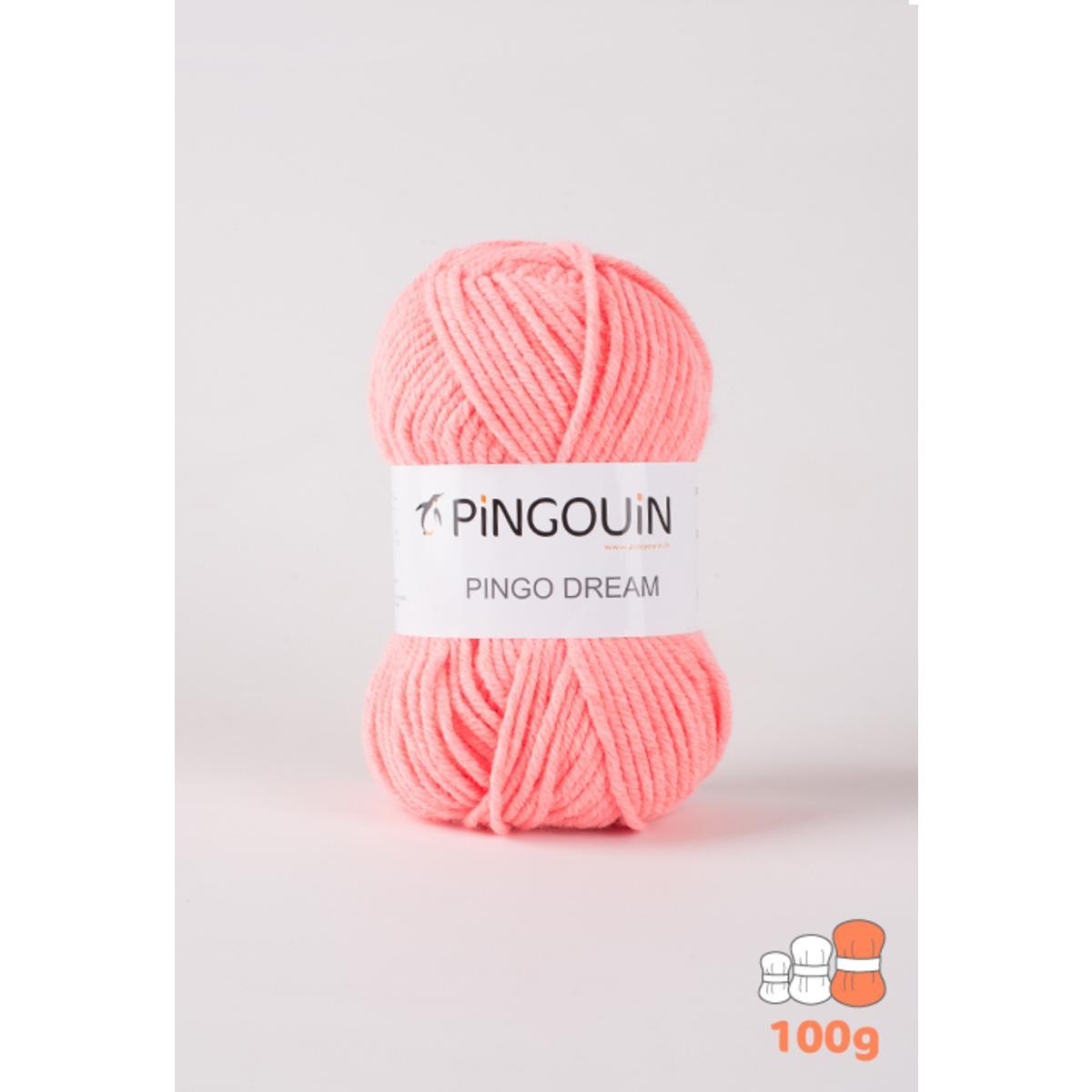 Pelote acrylique Pingo Dream - 99 m - Orange - PINGOUIN