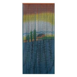 Rideau de porte motif lavande - 120 x 200 cm