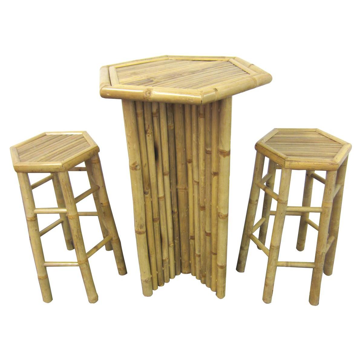 Tabouret haut Bambou Tabouret haut Bambou