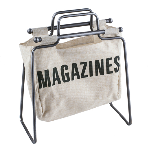 Porte Magazines Blanc Noir Objets Deco La Foir Fouille