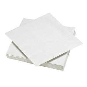 12 serviettes jetables - Blanc