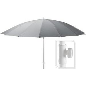 Parasol Shangaï - ø 240 x H 225 cm - Gris