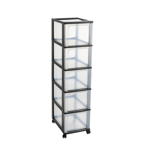 Tour De Rangement Gris Transparent Produits Divers La Foir Fouille