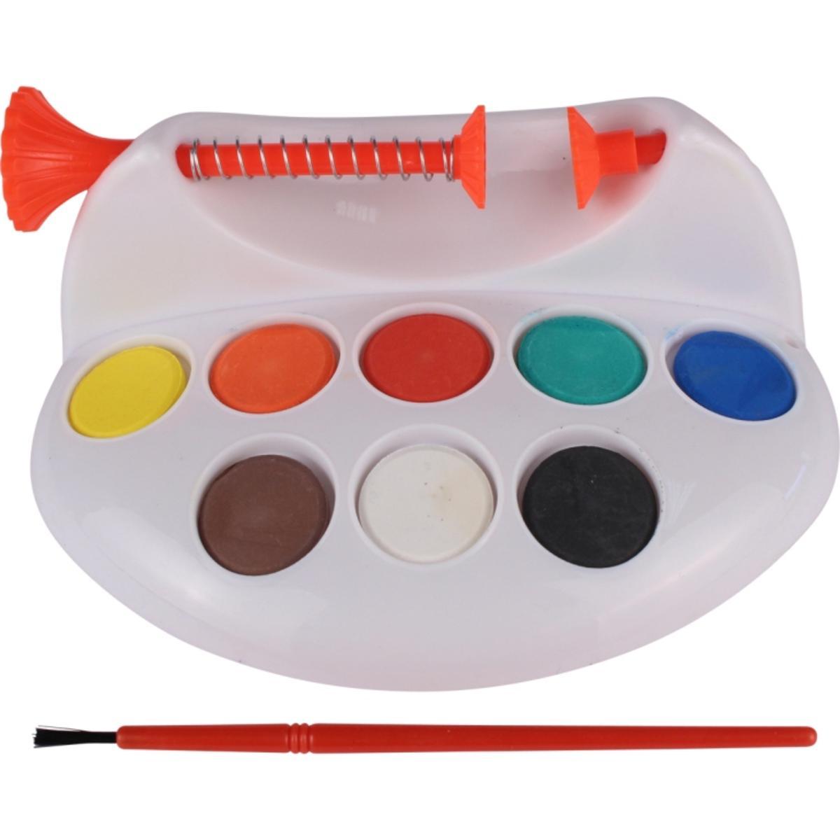 Support peinture pour œufs avec pinceau