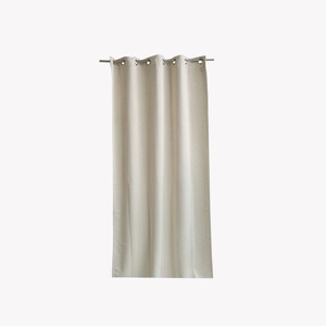 Rideau occultant motif étoiles - 140 x 260 cm - Beige écru