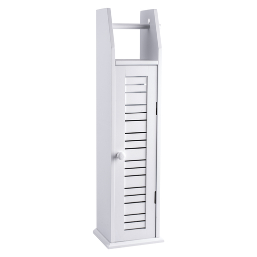 Achat PORTE PAPIER WC MEUBLE MDF BLANC 18 X 20 X 78.50 CM - 125075 en gros