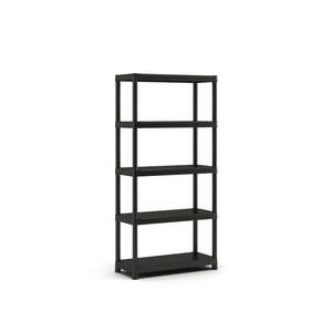 Etagère - 90 x 40 x H 182 cm - Noir