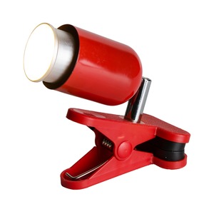 Spot à pince orientable - 15,5 x 8 cm - Rouge