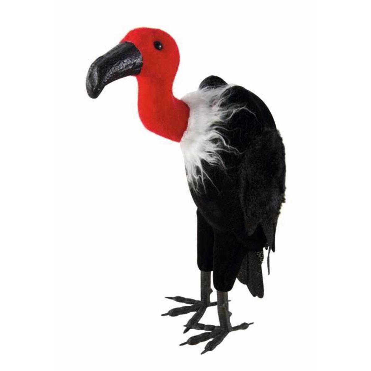 Vautour Blanc Rouge Noir Decoration Halloween La Foir Fouille