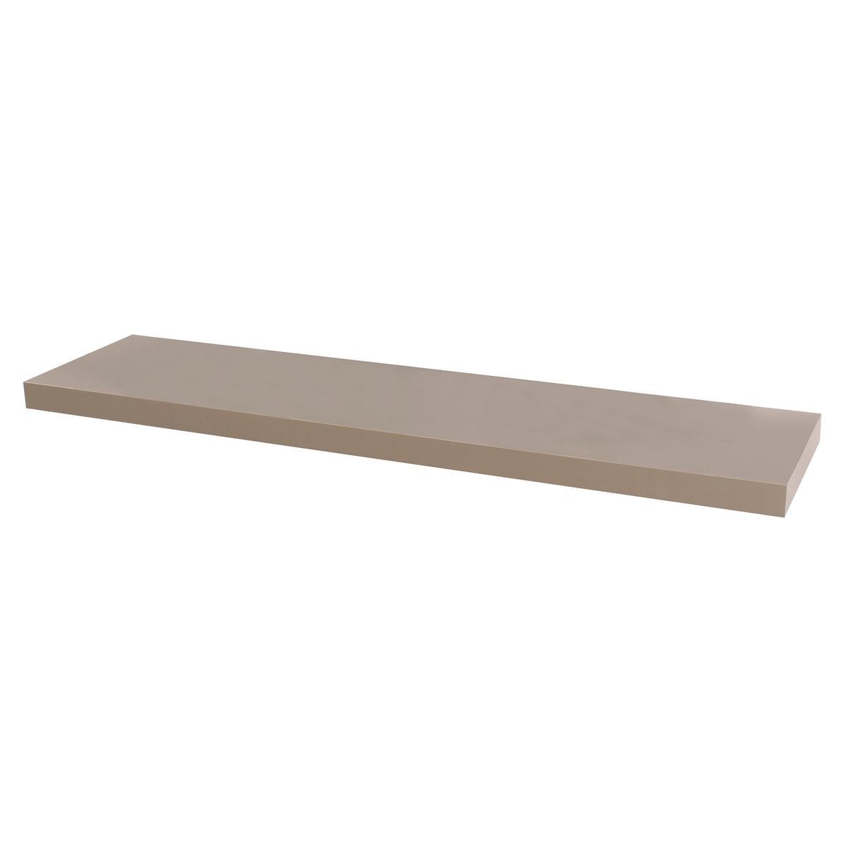 Etagère murale - 80 x 22,8 x H 3,4 cm - Marron taupe Etagère murale - 80 x 22,8 x H 3,4 cm - Marron taupe