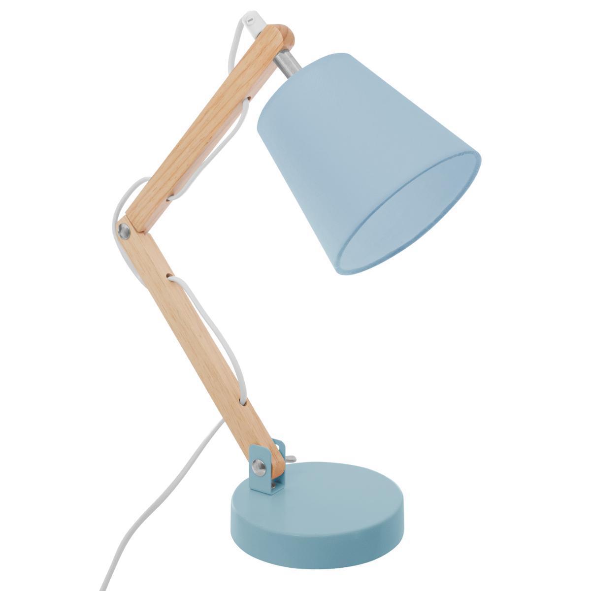 Lampe articulée - H 36 cm - Bleu