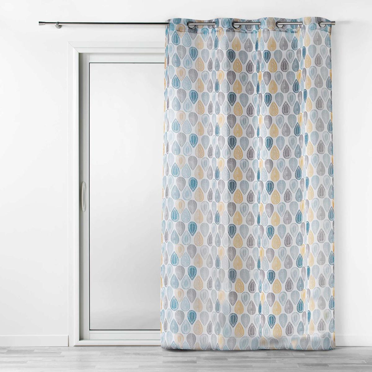 voilage palpito 140 x 240 cm blanc rideaux et voilages la foir fouille