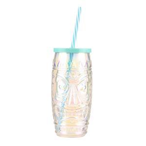 Mason Jar Totem - 55 cl - Différents coloris - Transparent, multicolore - THE CONCEPT FACTORY