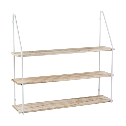 Etagere Murale 65 X 17 X H 59 Cm Blanc Meubles De Chambre