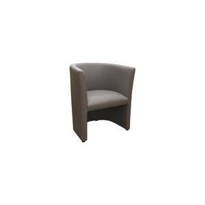 Fauteuil cabriolet - 68 x 62 x H 77 cm - Gris