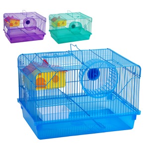 Cage à rongeur + accessoires - 39 x 27 x H 24,5 cm - Différents coloris