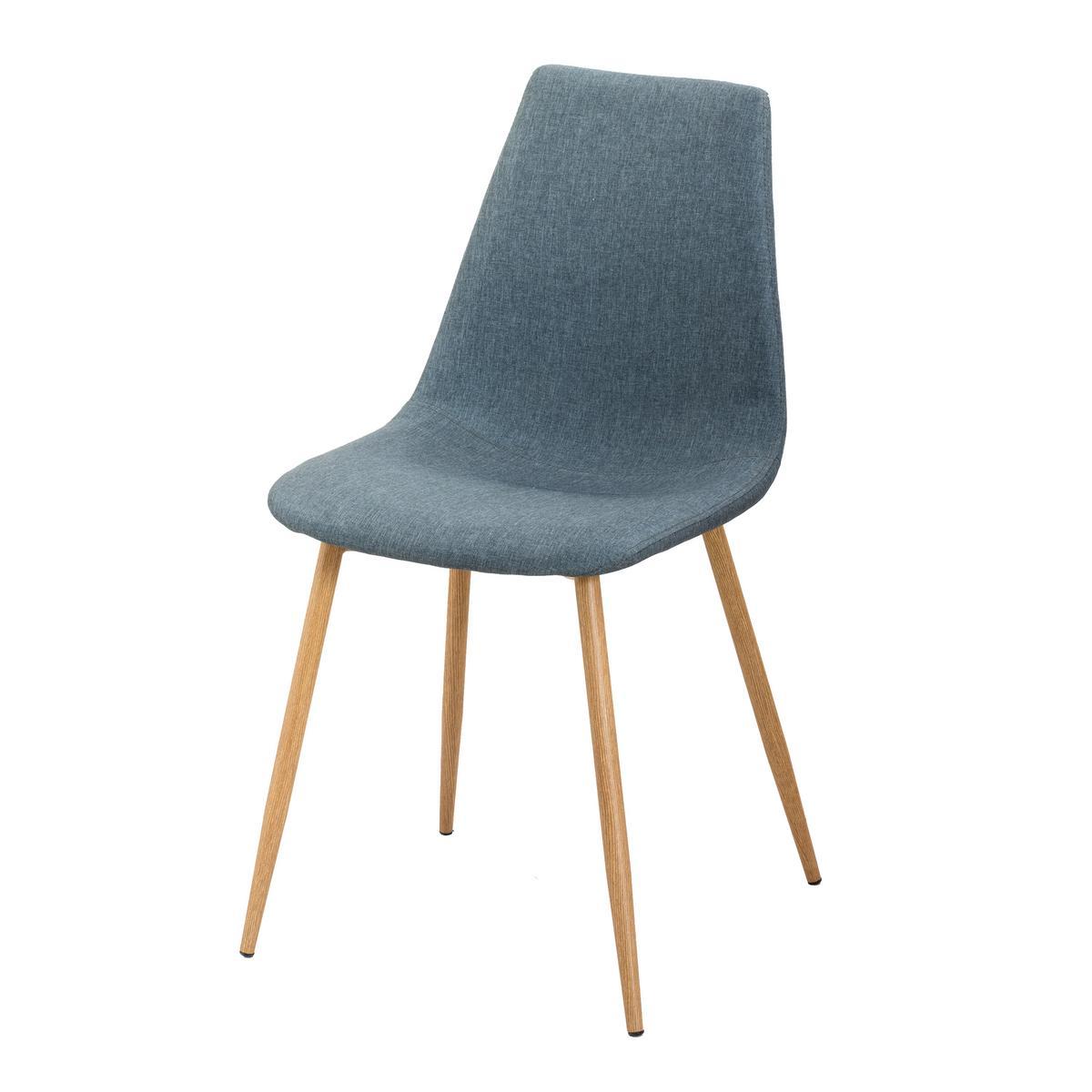 Chaise Alice - Métal - 44 x 53 x H 86 cm - Bleu Chaise Alice - Métal - 44 x 53 x H 86 cm - Bleu