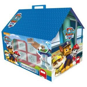 Maison de coloriage Pat Patrouille - 24,6 x 17 x H 24 cm - Multicolore