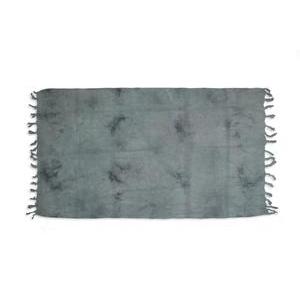 Fouta coton - 80 x 150 cm - Tie and dye gris