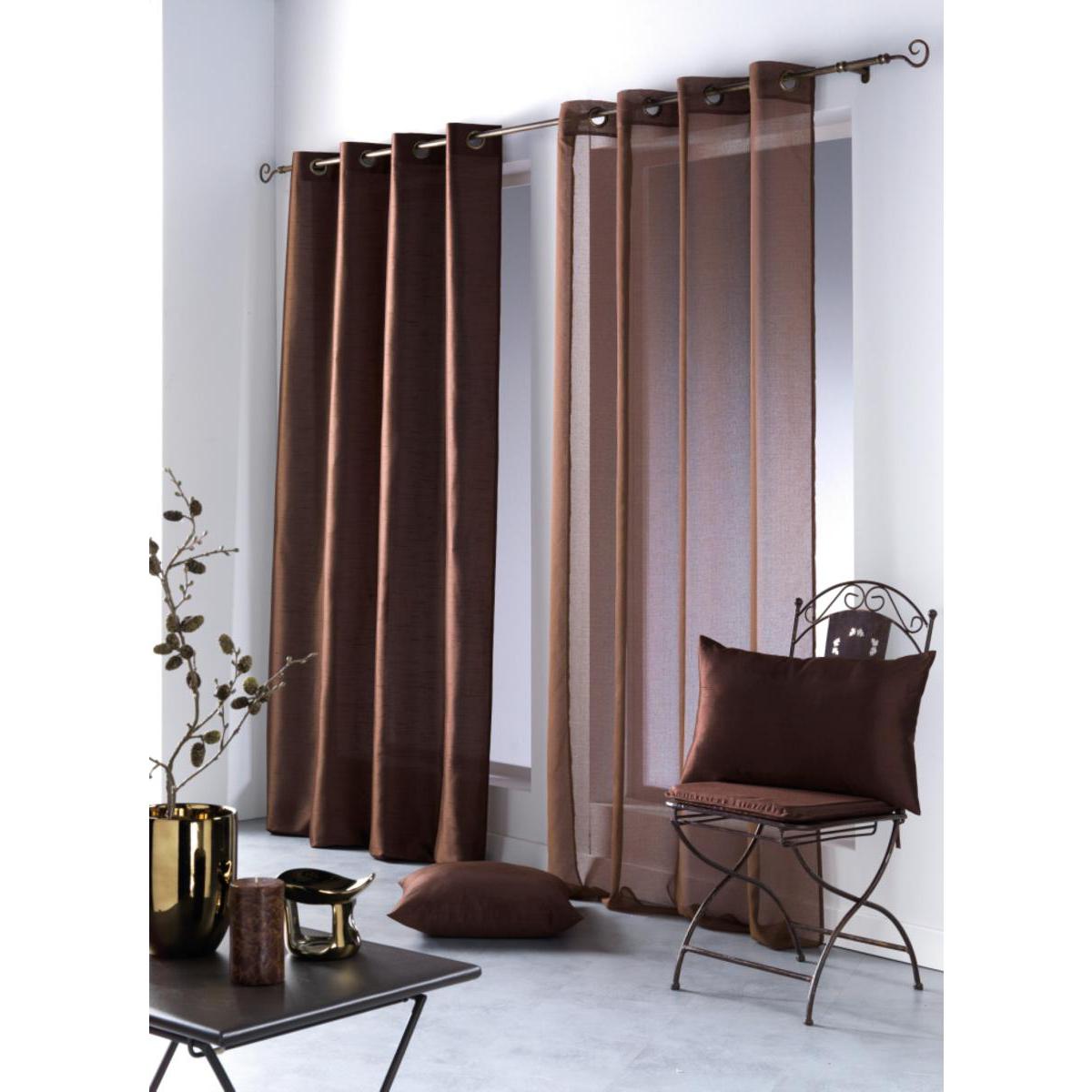 Coussin Salsa en polyester - 40 x 60 cm - Marron chocolat Coussin Salsa en polyester - 40 x 60 cm - Marron chocolat