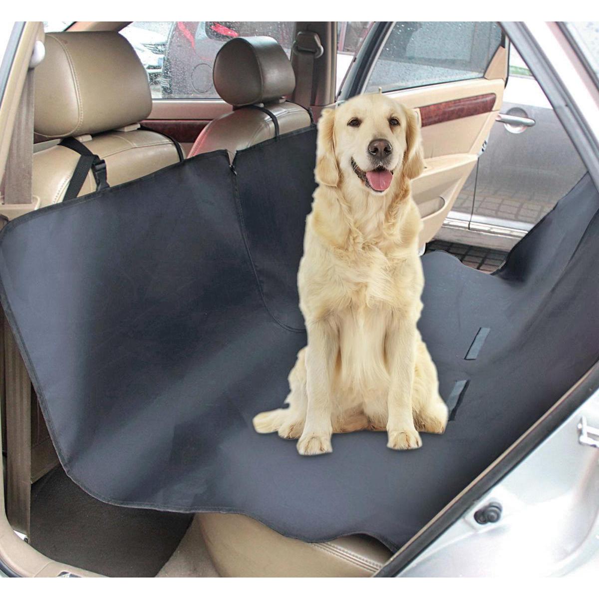 Housse de protection pour siège de voiture - 140 x 148 cm - Noir 