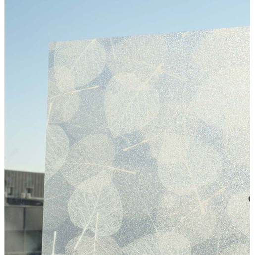 Film Vitrostatique Leaves Blanc Quincaillerie La Foir Fouille