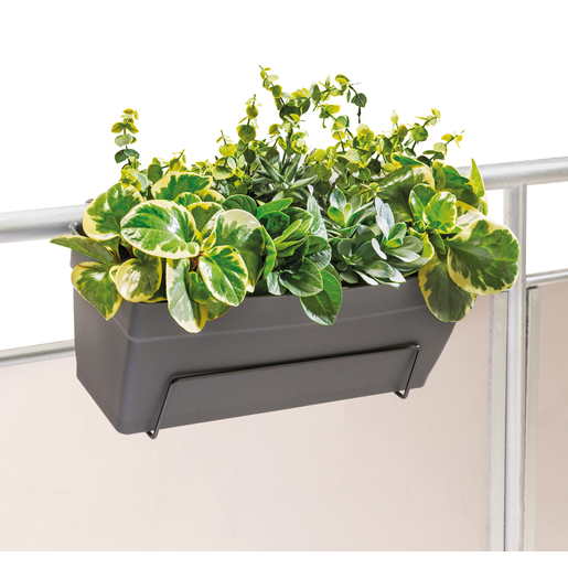 Support Jardiniere 35 X 25 X H 18 Cm Noir Pots Cache Pots